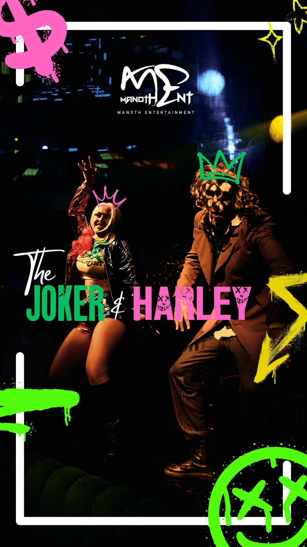 Manoth Entertainment The Joker And Harley Quinn Show