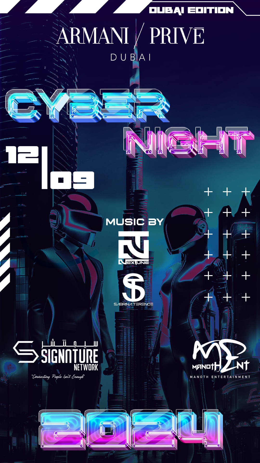 Cybernight Flyer Story