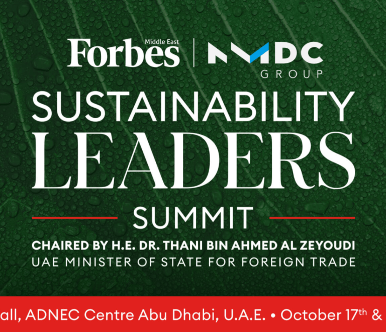 Forbes Middle East Sustainability Leaders Summit x Manoth Entertainment Partnership